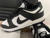 review ยิงจริง Nike SB Dunk low white black ของแท้100รองเท้าผ้าใบ รองเท้า รองเท้าวิ่ง รองเท้า nike comment 5