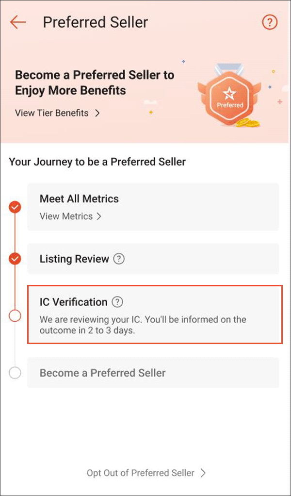 Preferred Seller Programme  Shopee SG Seller Education Hub