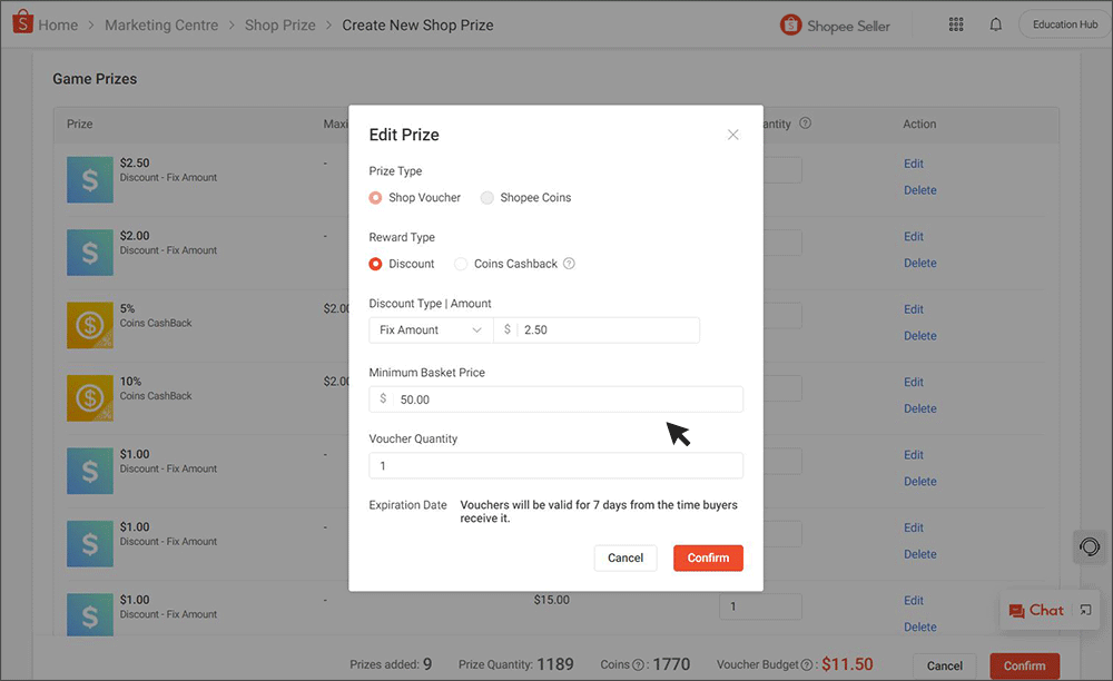 About Shop Prize | SG Seller Education [Shopee]