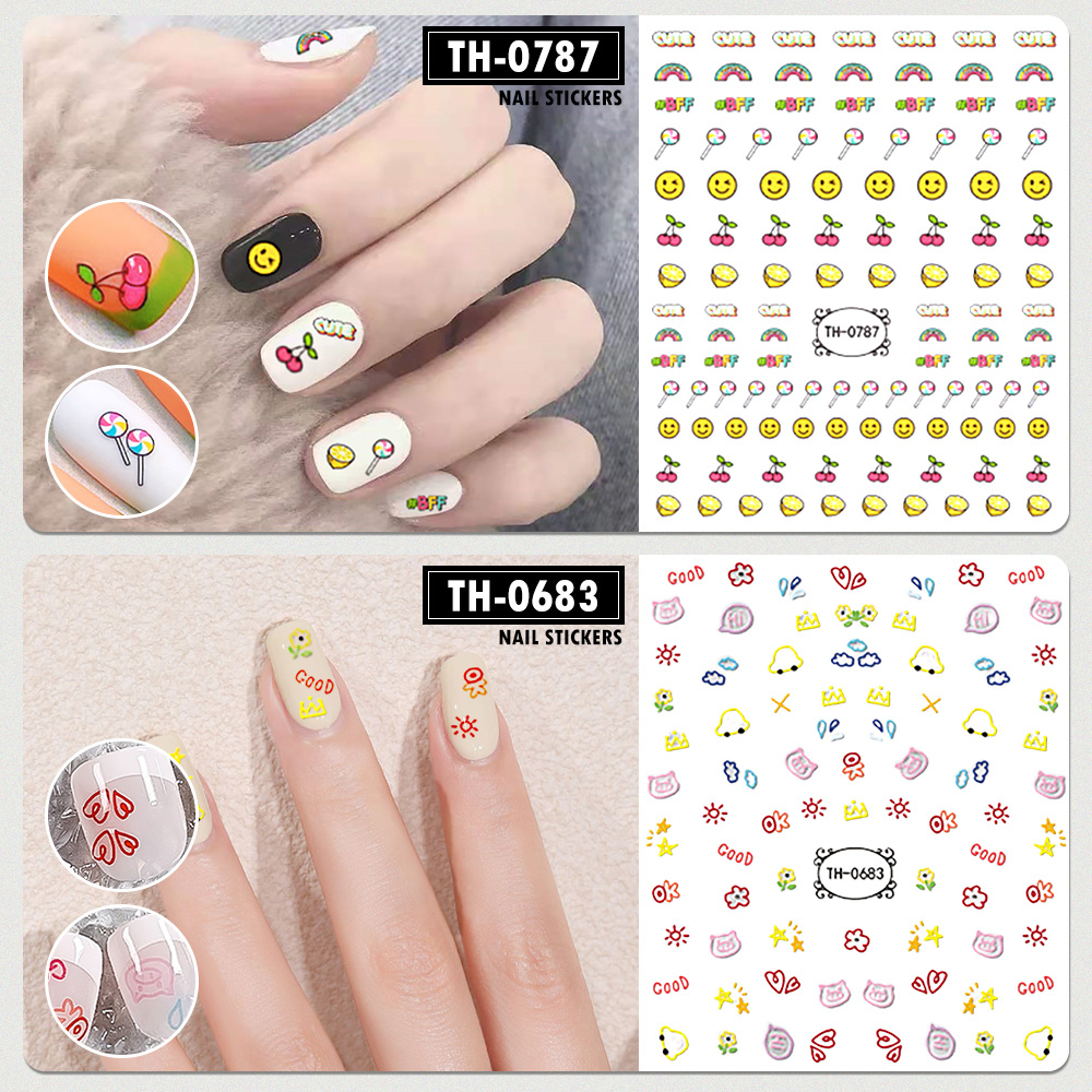 TH-0787NAIL STICKERS    BFF    TH-0787   TH-068NAIL STICKERS3TH-0683GOOD